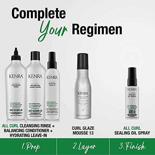 Kenra Curl Glaze Mousse 13 | Curl Control Glaze | Provides Frizz Control & Humidity Resistance | All Hair Types