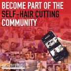 Self-Cut System - 3 Way Mirror with Lights - Three Way Mirror for Self Hair Cutting - Over The Door Mirror - Trifold Mirror - 360 Mirror - Barber Mirror - Self Haircut Mirror (Travel 3.0 LED)