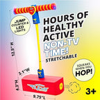 Flybar My First Foam Pogo Jumper for Kids Fun and Safe Pogo Stick for Toddlers, Durable Foam and Bungee Jumper for Ages 3 and up, Supports up to 250lbs