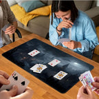 for MTG Game Playmat, for Magic TCG Rubber Play mat,Tabletop Card Playmats with Smooth Surface,Trading Card Inked Game Mat,Battle Game,Fantasy Castle