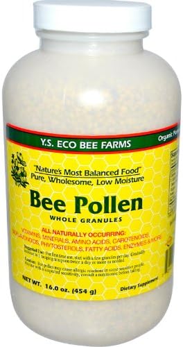 Bee Pollen - Low Moisture Whole Granulars YS Eco Bee Farms 16 oz Granular