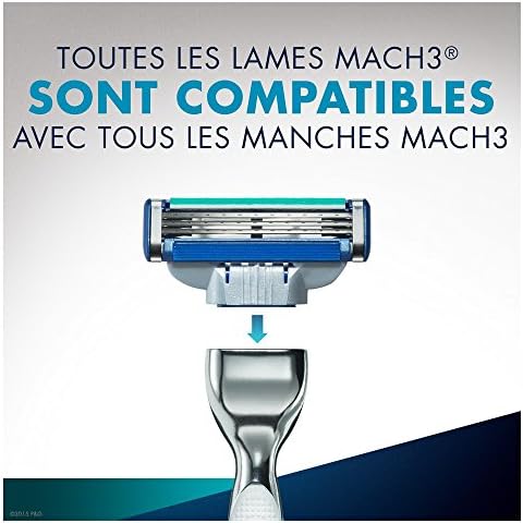 Gillette Mach3 Turbo Razor Blades for Men