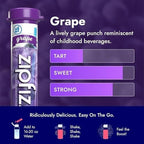 Zipfizz Energy Drink Powder, 20 Pack Electrolyte Mix with B12 - Grape