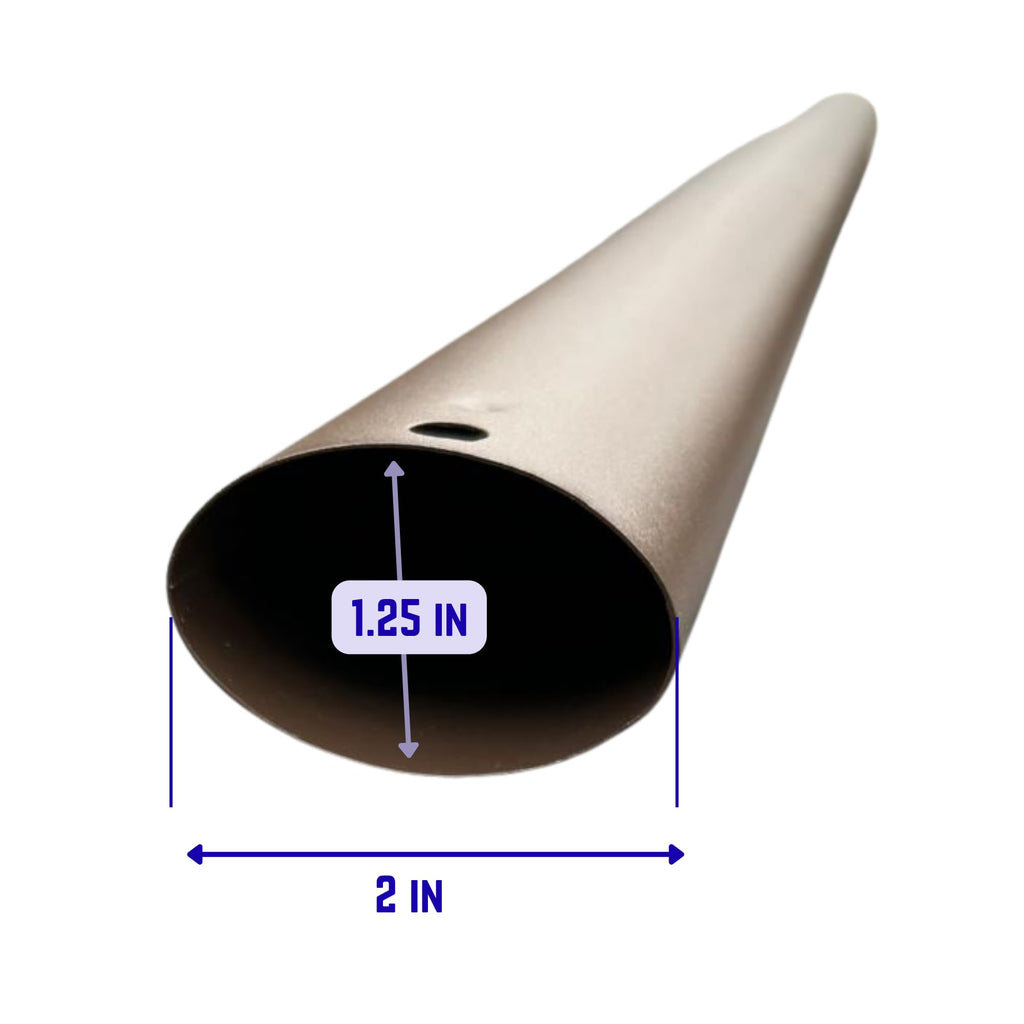 Replacement Vertical Pool Leg, Brown Oval Frame Support Bar for Coleman Power Steel 18ft x 48in Above Ground Swimming Pool (Fits 2022+ Models)