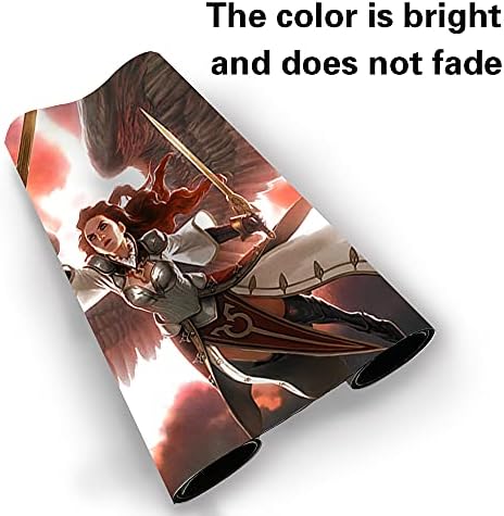 Board Game MTG Playmat Games Size 60X35 cm CCG Compatible for MTG CCG RPG Trading Card Game (Gisela)