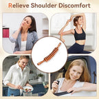 Wooden Cellulite Massage Roller Stick, Wood Therapy Massage Tools, Lymphatic Drainage Tool Cellulite Massager for Cellulite Reduction, Muscle Tension and Body Shaping, Contouring