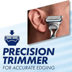 Gillette Skinguard Sensitive Razor Blades For Men, Refills With Precision Trimmer, 8 Count, Pack Of 1