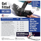 AAMO Sport Lace Up Ankle Brace for Women and Men, Ankle Support, Foot Brace, For Sprained or Injured Ankle and More, Ankle Brace for Sports, Size XL