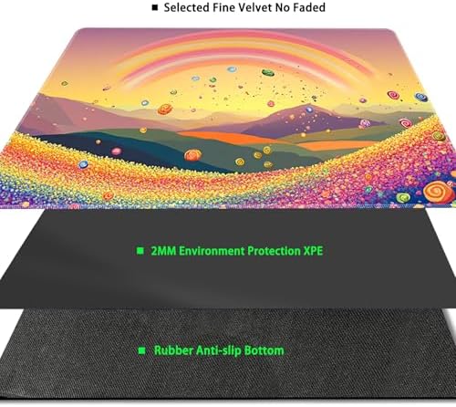 MTG Playmat Magic Card Playmat Game Mat,TCG & CCG Card Games Mat with Free Storage Bags Size 24 x 14 Inches (No with Zones,Sun2)