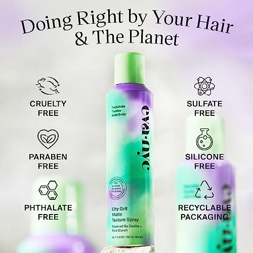 Eva NYC Lazy Jane Matte Texture Spray for Hair, 5.3 oz