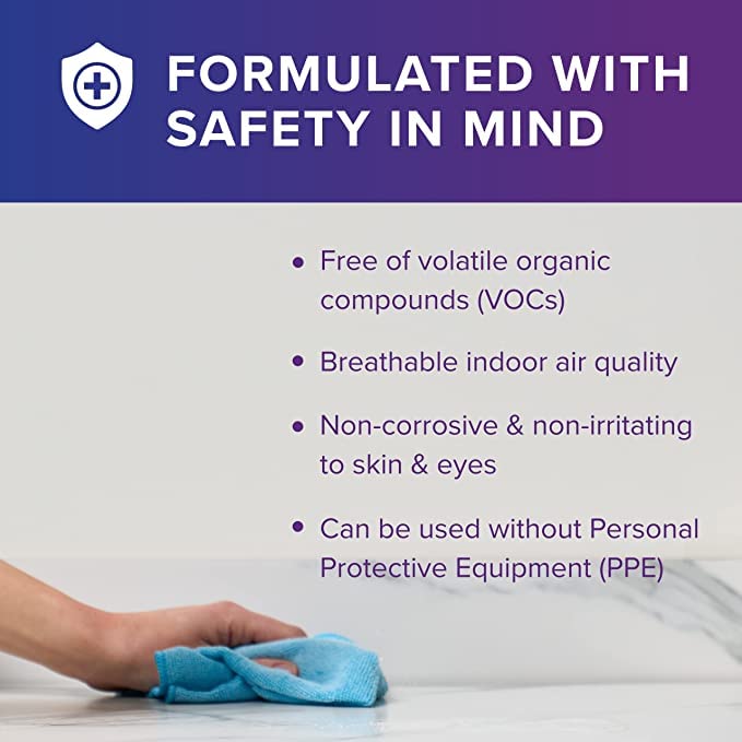 Oxivir Diversey 100898636 Tb One-Step Liquid Disinfectant Cleaner, Hospital Grade Accelerated Hydrogen Peroxide AHP, No Fragrance Added, Ready-to-Use, 1-Gallon (Pack of 4)