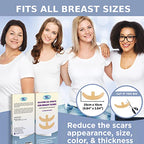 Breast Surgery Recovery Essentials - Silicone Scar Sheets for Comfort and Healing - Ideal for Post-Op Wear