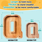 SummiDate Wooden Letter Piggy Bank| Piggy Bank for Boys Girls Toddler| Alphabet Q Money Bank| Coin Bank Birthday Gift for Kids|Birthday Gift for Kids (Q)