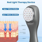 Handheld Red Light Therapy with Stand, Infrared Light Therapy Device for Body, Portable Cold Red Light Machine for Muscle and Joint Pain(4 * 808nm+14 * 650nm)