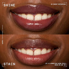 NYX PROFESSIONAL MAKEUP Lip IV Hydrating Glossy Lip Stain with 12HR Hydration - Mocha Me Wet (Brown)