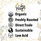 Cafe Kreyol Organic Haitian Hound | 5 lb - Haitian Blue Dark Roast Coffee - Whole Bean Coffee, is Smooth Low Acid and Bold, Deep Notes of Chocolate with a Sweet Finish
