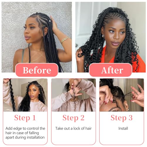 Human Hair Braiding Hair 14 Inch Deep Wave Bulk Human Hair for Braiding 10A Brazilian Curly Human Hair Extensions for Boho Braids Wet and Wavy Color 27# Honey Blonde Human Braiding Hair 2 Bundle 100g