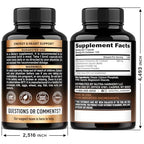 Ceylon Cinnamon Capsules - Extra Strength - Energy, Heart & Metabolism Support - for Men & Women - Pure Natural Extract 20:1 Supplement - Made in USA - GMO & Gluten Free, 120 Capsules, 4 Month Supply