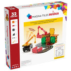 MAGNA-TILES Builder 32-Piece Magnetic Construction Set, The ORIGINAL Magnetic Building Brand
