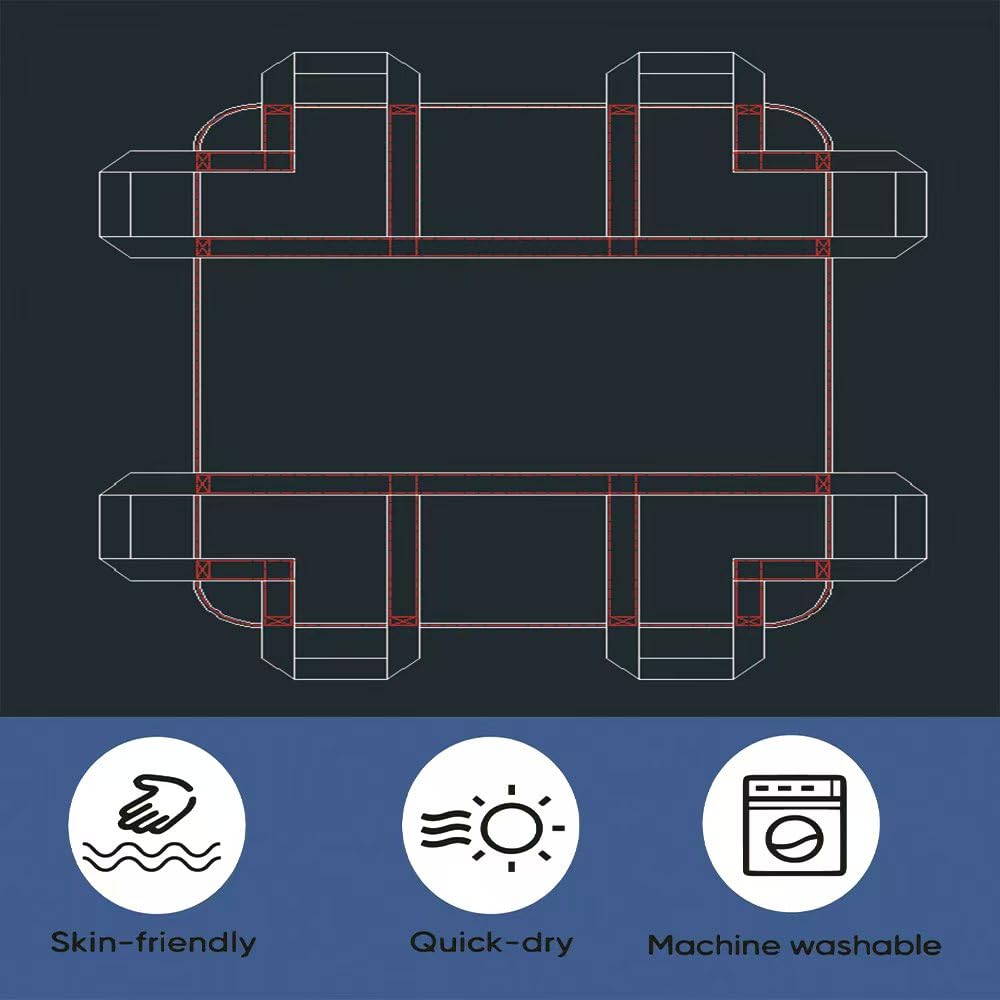 Positioning Bed Pad with Handles 48"x40", Washable Waterproof Patient Transfer Sheet, 400LBS Heavy Duty Support for Elderly Bedridden Disabled, Home Hospital Care Slide Sheet Transfer Sheets