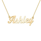 TSD Custom Dainty Name Necklace Personalized in Solid or Gold Plated or Sterling Silver by Jewlr, Customized Jewelry Necklace Gift for Women, Personalized with any Name or Word