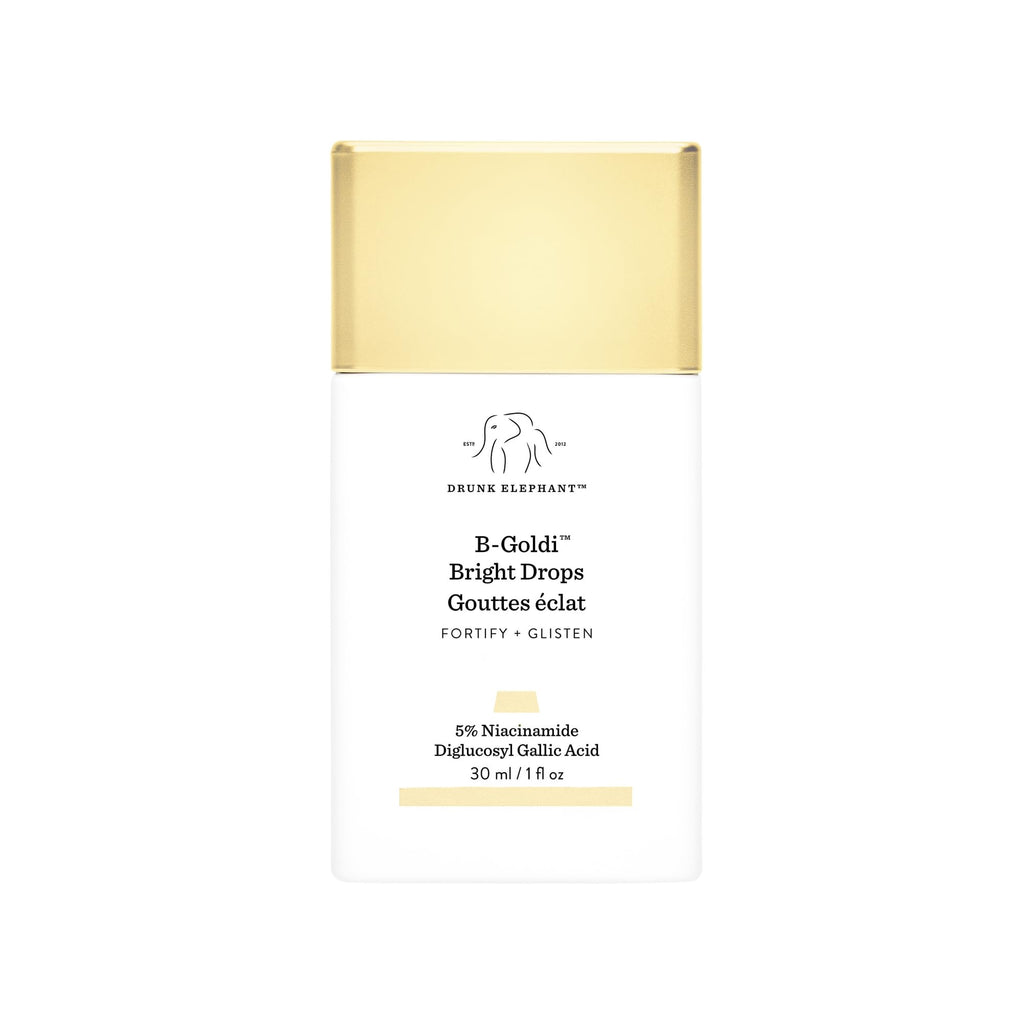Drunk Elephant B-Goldi Bright Drops - 30 ml/1 fl oz - Illuminating Color Serum Drops - Clean Clinical Skincare - Cruelty-Free - Dermatologist-Tested - Free of Essential Oils, Silicones, and Fragrance