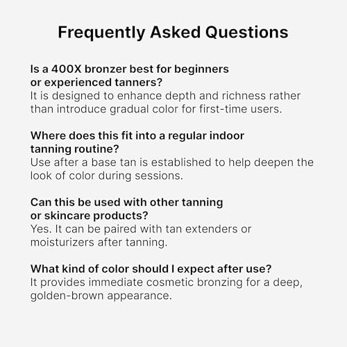 Tan Asz U Beach Black Rum Tanning Lotion, Double Shot 400X Bronzer, Dark Reserve Peptide Infusion, Luxe Indoor Tanning Lotion with Coconut Water & Algae Extract, 13.5 Fl Oz