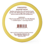 Badger - Unscented Dry Skin Balm, Sensitive Skin Balm, Moisturizing Balm for Dry Cracked Skin, Unscented Balm, Skin Moisturizer Balm, 2 oz