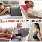 Red Light Therapy Body Mat: 24″×12″ Premium 660nm&850nm Pad Remote Controlled Full Body Therapy Relieve Muscle Tension Energy Enhancement Adjustable Modes