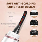Heated Eyelash Curlers - Fast Heat up Within 10s - 24 Hours Long Lasting - Rechargeable Electric Eyelash Curler with Type-C, with 4 Heating Modes Anti-Burn Mini Lash Curler with LED Display-White-05