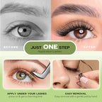 Self Adhesive Lash Clusters 156PCS No Glue Needed Self Adhesive Eyelashes 8-16mm Mix Self Stick Eyelash Clusters Pre-Glued 0.07mm Thickness One-Step Cluster Lashes Press on Lashes