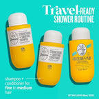 SOL DE JANEIRO Mini 4 Play Moisturizing Shower Cream Gel Body Wash + Brazilian Joia Damage Repairing Shampoo and Conditioner Set