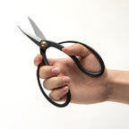 SenkichiKin Bonsai Scissors 7in (180mm) – Made in Japan Pruning Shears, Sharp Carbon Steel for Precision Trimming, Lightweight Tool for Bonsai, Flowers & Indoor Plants, forest Originals