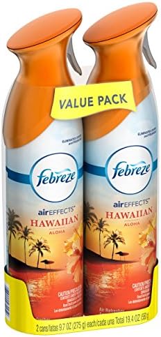 Febreze Air Effects Air Freshener, Hawaiian Aloha, 19.4 oz 2 pack
