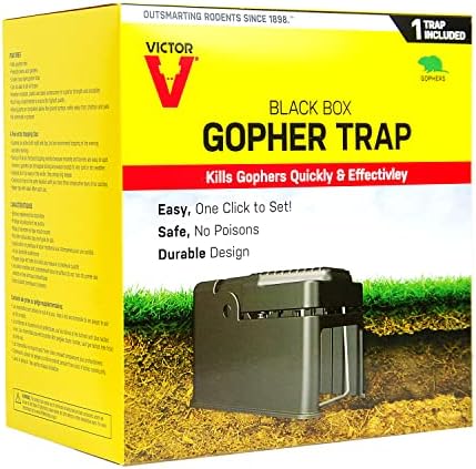 Victor 0626 Black Box Gopher Trap - Gopher Traps - Gopher Trap