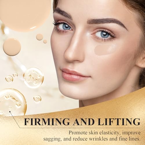 Luminous Eye Corrector SPF 41, Under Eye Color Corrector for Dark Circles, Anti-Aging Tinted Eye Cream, Hydrating Eye Serum with Peach Undertone (Natural Color, 1PCS)
