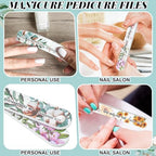 50 Pack Christian Gifts for Women Bulk Bible Verse Scripture Nail Files Floral Emery Boards Christian Religious Party Gifts Employee Appreciation Gifts for Team Staff Coworkers Teachers