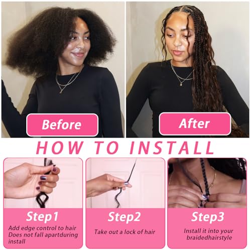 Body Wave Curly 1B/30 Human Braiding Hair 100g One Bundle/Pack Bulk Human Hair for Braiding No Weft Human Hair Braiding Hair for Boho Braids (20 inch, Body Wave 1B/30)