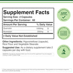 Quercetin with Bromelain - 120 Count (1,200mg Servings) Immune Health Capsules - Supports Healthy Immune Functions in Men and Women (Vegan Safe, Third Party Tested, Gluten Free) by Double Wood