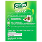 Benefiber On The Go Prebiotic Fiber Supplement Powder for Digestive Health, Daily Fiber, Unflavored Stick Packs - 36 Sticks (Pack of 2)
