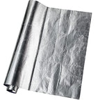 BBTO Heat Reflective Sheet Adhesive Backed Aluminized Fiberglass Heat Shield Tape Protection Barrier Heat Shield Resistant Material for Hose and Auto Use Heat Insulation Sheet(Silver, 48 x 71 Inch)
