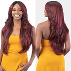 Equal Curtain Bangs HD Lace Front Wig Bombshell (1)