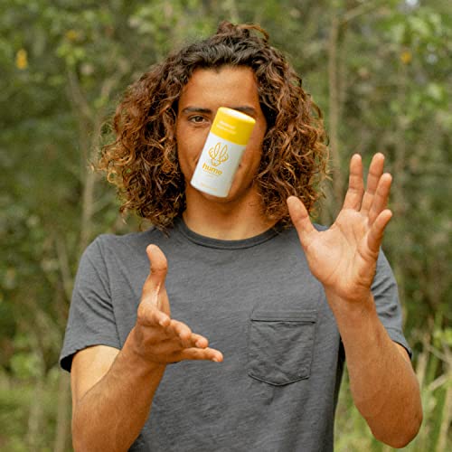 Hume Supernatural Aluminum Free Deodorant for Women & Men - Safe for Sensitive Skin - Probiotic, Plant-Based, Baking Soda Free, Aloe, & Cactus Flower, Anti Sweat, Stain & Odor - Coconut Coast 2-Pack