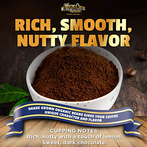 Mt. Whitney Organic Shade Grown, Low Acid Coffee from Peru, (Ground, 12 Oz)