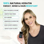 SURETHIK Hair Fibers, 15g (Black), Fills Thinning Hair for Visibly Fuller Look, Conceals Bald Spots, Natural Look, For Men & Women