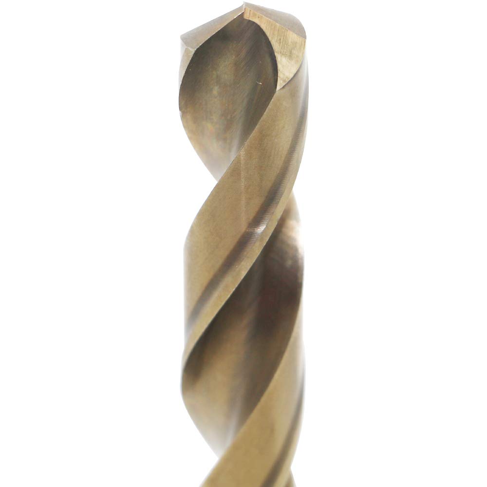 6mm Metric M35 Cobalt Steel Extremely Heat Resistant Twist Drill Bit of 2pcs with Straight Shank to Cut Through Hard Metals Such as Stainless Steel and Cast Iron, 5% Cobalt M35 Grade HSS-CO