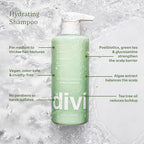 Divi Hydrating Shampoo and Conditioner Set, 2 x 12 oz, Moisturizing for Thicker Hair