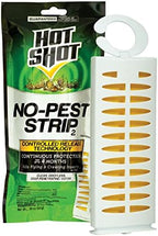 Hot Shot No-Pest Strip 2, Controlled Release Technology Kills Flying and Crawling Insects 2.29 Ounce (Value Pack of 12)