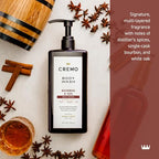 Cremo Rich-Lathering Bourbon & Oak Body Wash for Men, 32 Fl Oz