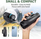 Gosky Titan 12X50 Monocular Telescope with Smartphone Holder - Waterproof Fog-Proof Shockproof Scope BAK-4 Prism FMC for Bird Watching Hunting Camping Traveling Wildlife Scenery